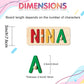 Zimonto Personalized Baby Name Puzzle for Kids