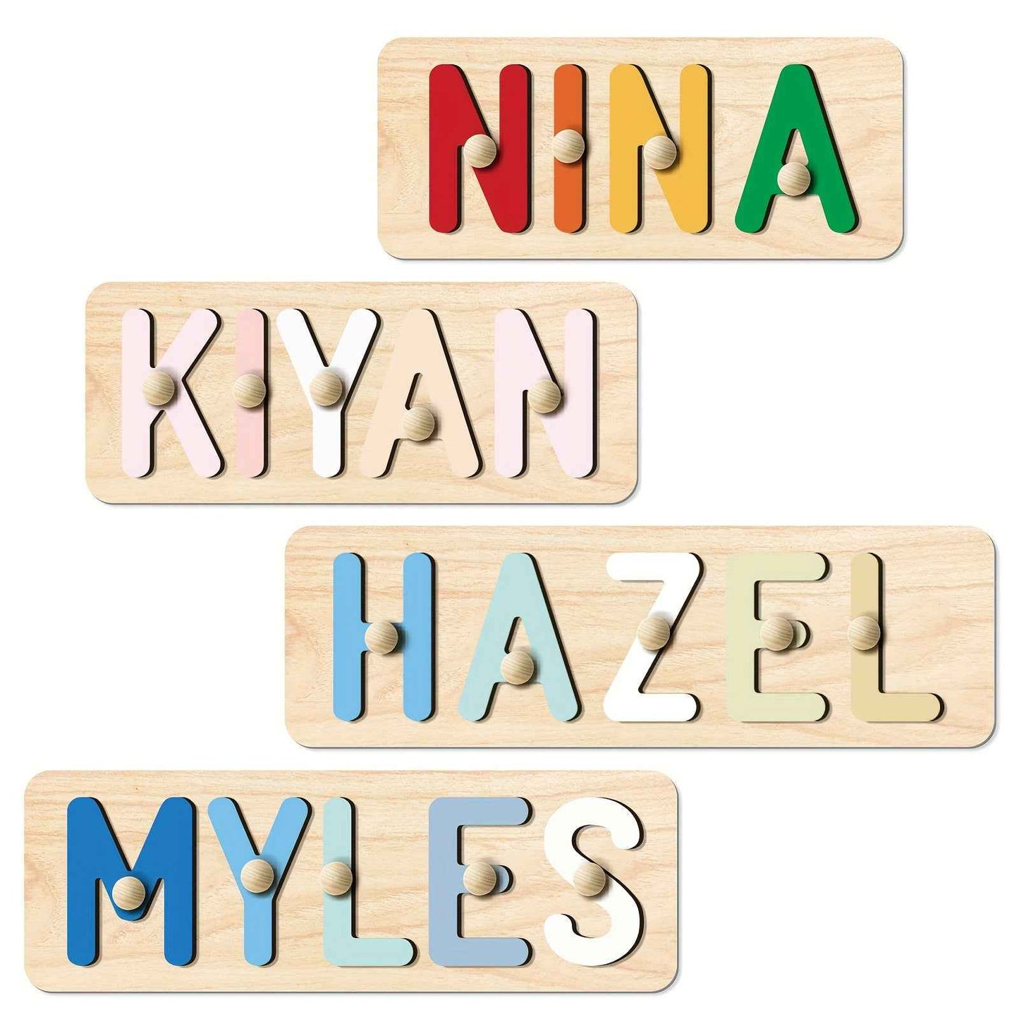 Zimonto Personalized Baby Name Puzzle for Kids