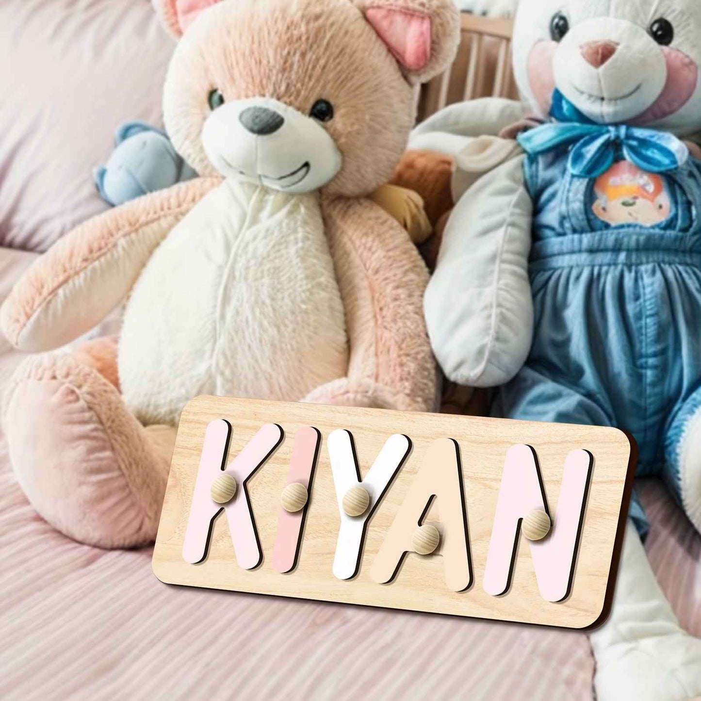 Zimonto Personalized Baby Name Puzzle for Kids