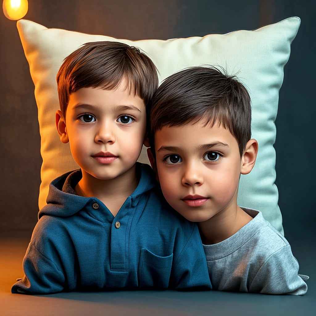 Zimonto Personalized Photo Pillow Cover - Custom Decor