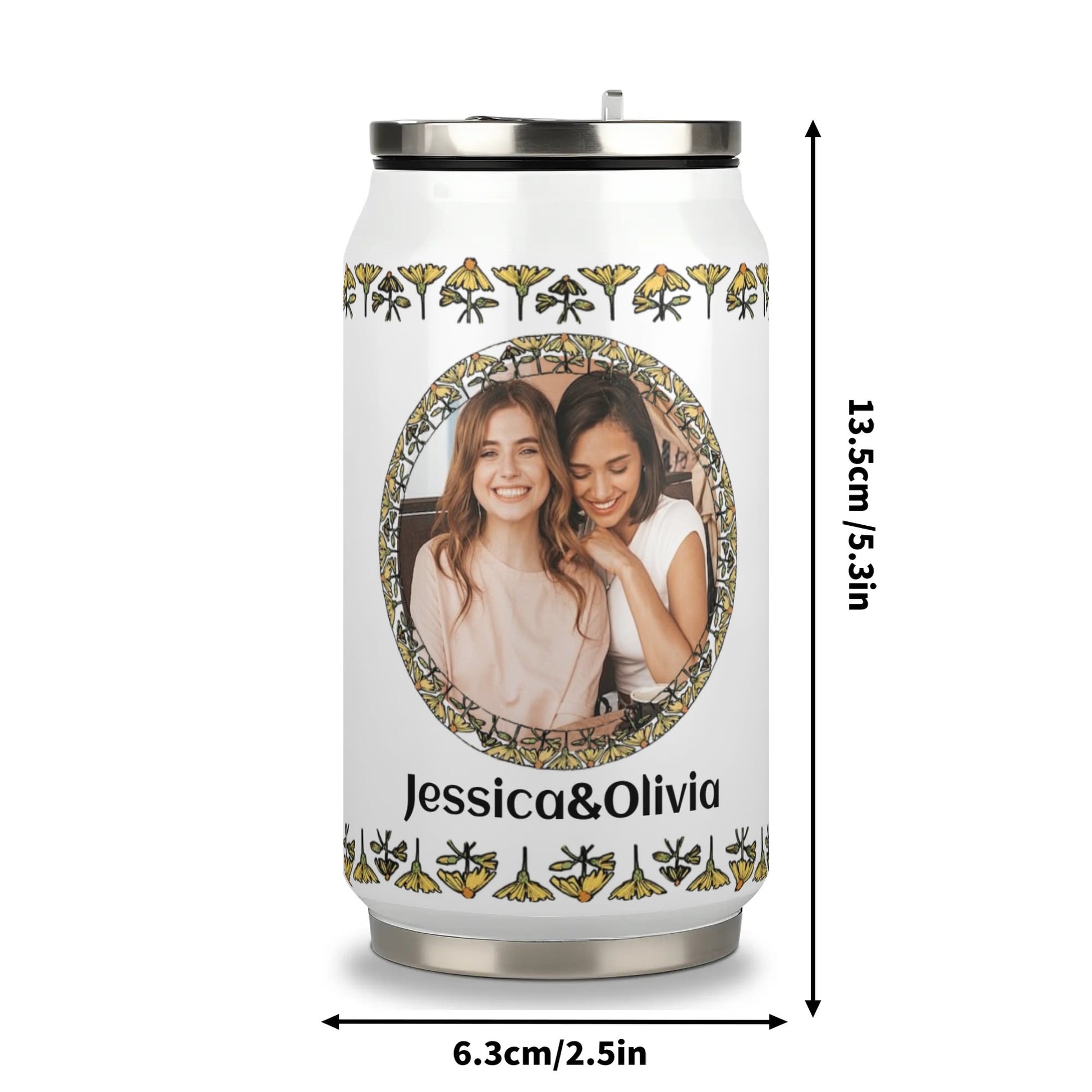 popcustoms - 300ml Stainless Steel Cola Can Shaped Coke Cups Travel Tumbler