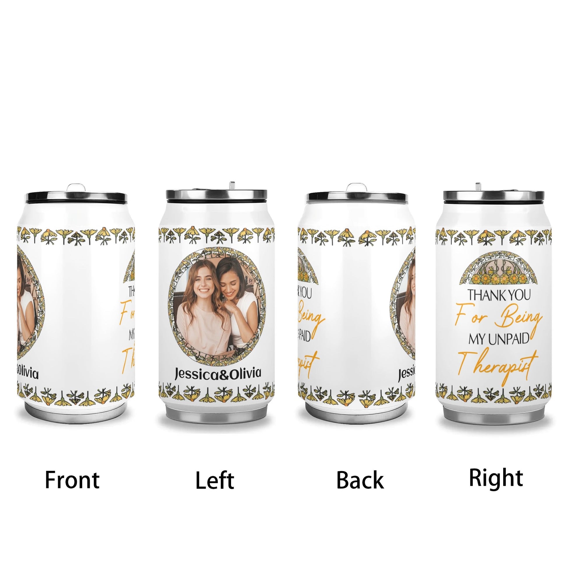 popcustoms - 300ml Stainless Steel Cola Can Shaped Coke Cups Travel Tumbler