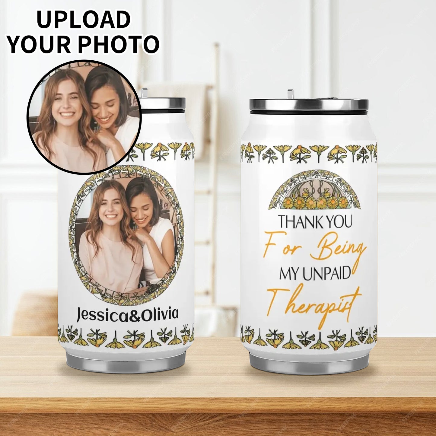 popcustoms - 300ml Stainless Steel Cola Can Shaped Coke Cups Travel Tumbler