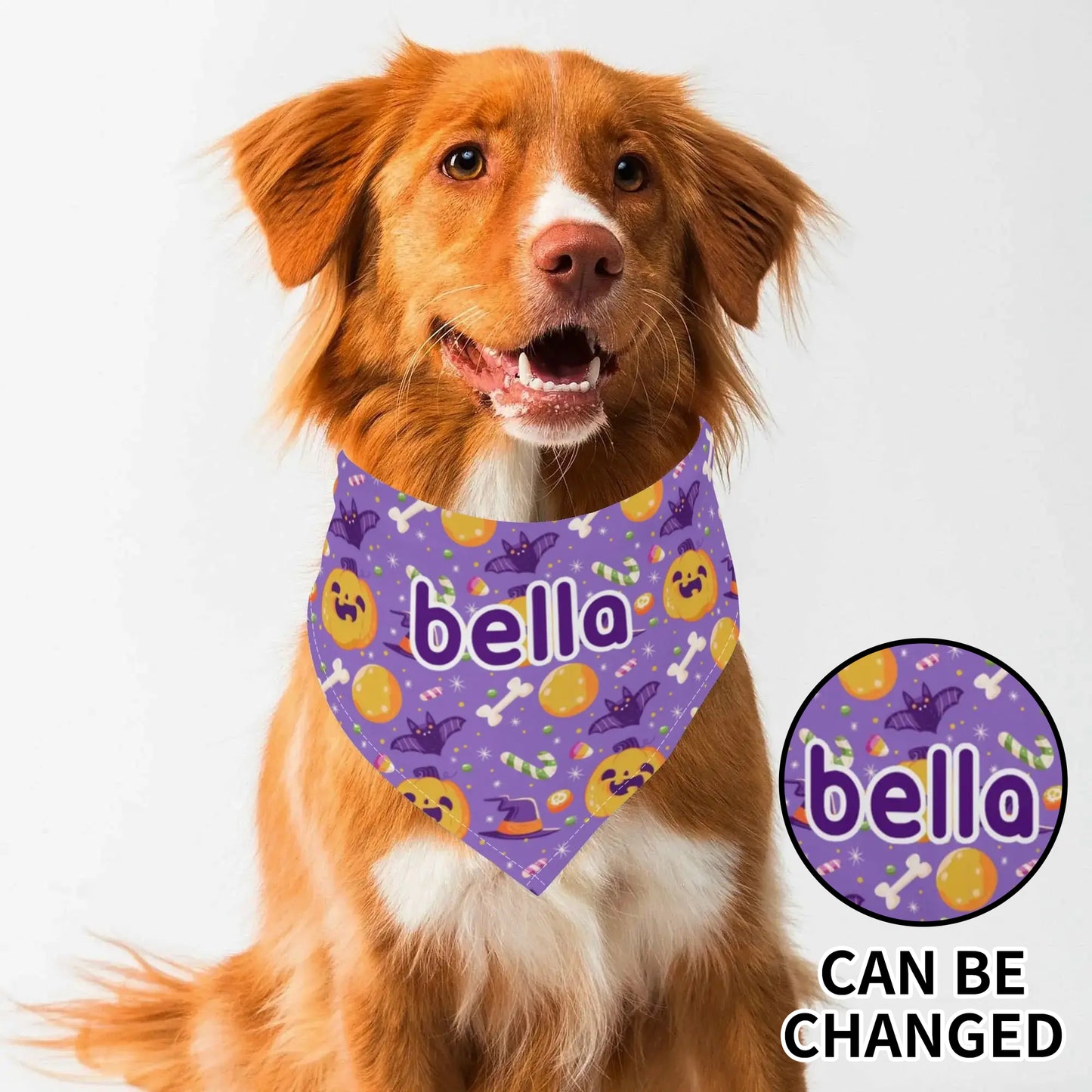 popcustoms - Animal Scarf Pet Adjustable Bandanas for Dogs Cats