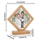 popcustoms - Custom Printed Photo Plaque Photo Frame Gift for Birthday Wedding