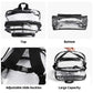 popcustoms - Large 17 Inch Clear Bag PVC See Through Transparent School Backpack