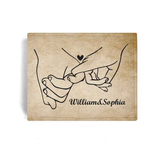 popcustoms - Mens Minimalist PU Leather Wallet Paper Folded Wallet