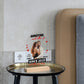 popcustoms - Personalised Lightweight Arch Acrylic Table Sign with Wood Stand