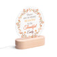 popcustoms - Personalised Name Acrylic Round Lamp Night Light Home Decor