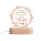 popcustoms - Personalised Name Acrylic Round Lamp Night Light Home Decor