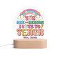 popcustoms - Personalised Name Acrylic Round Lamp Night Light Home Decor