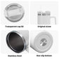 popcustoms - Personalized 40oz Stainless Steel Tumbler Gift With White Handle and Straw