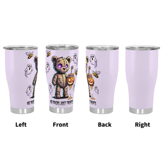 popcustoms - Stainless Steel 30oz Tumbler - 3D Personalized Insulated Drink Container, Ideal for Hot/Cold Beverages & Animal Lovers