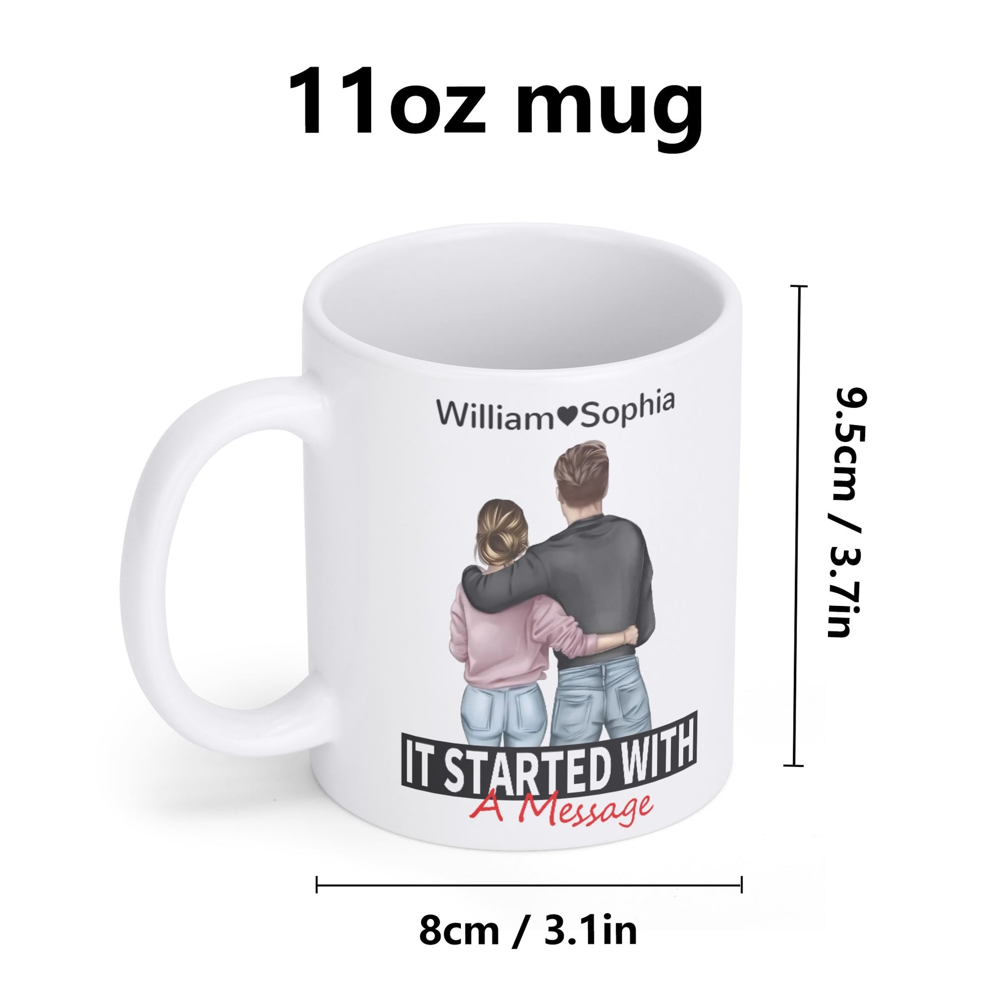 popcustoms - White Coffee Mug