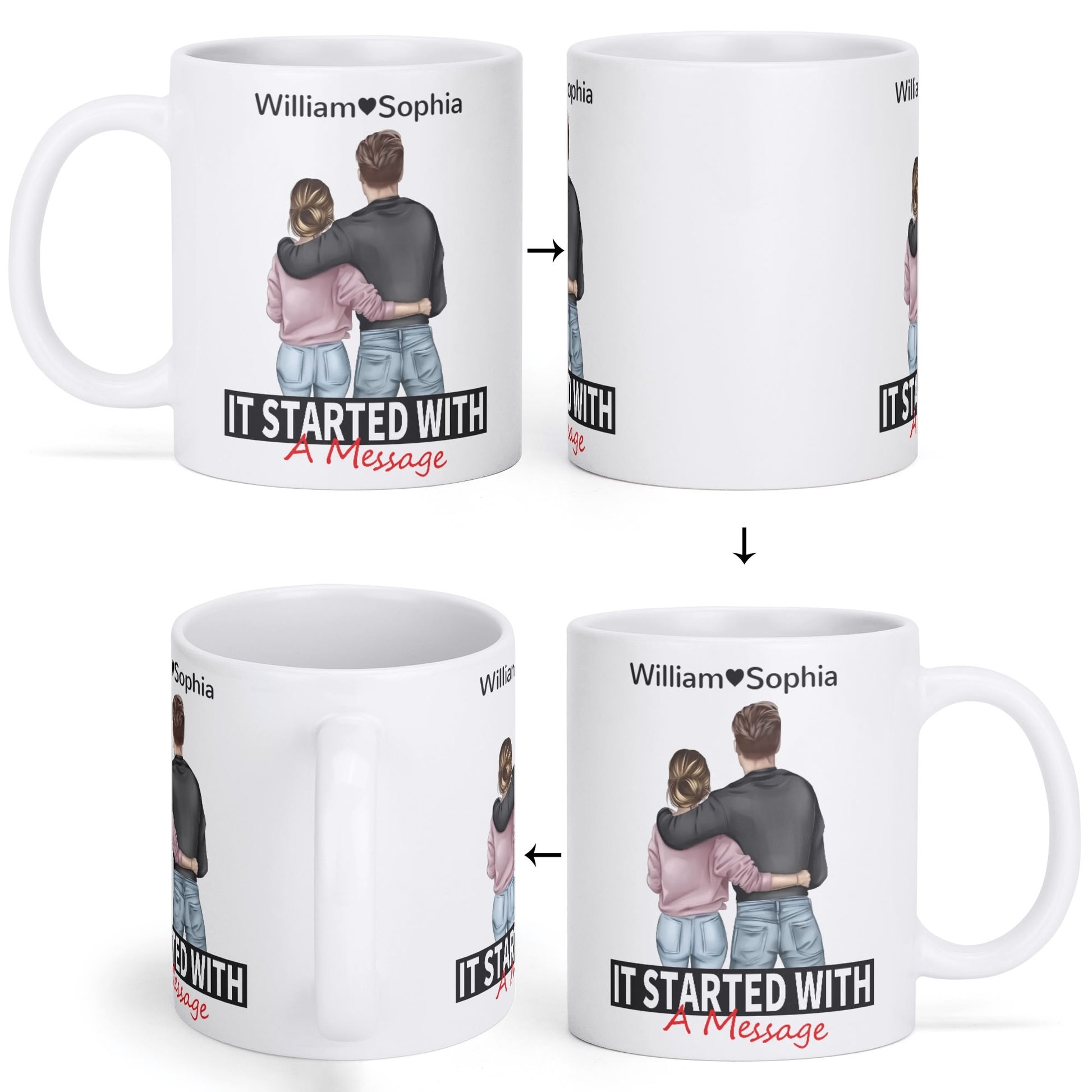 popcustoms - White Coffee Mug