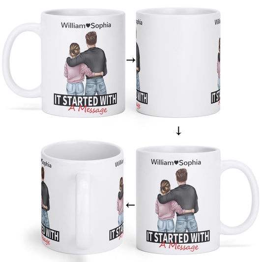 popcustoms - White Coffee Mug