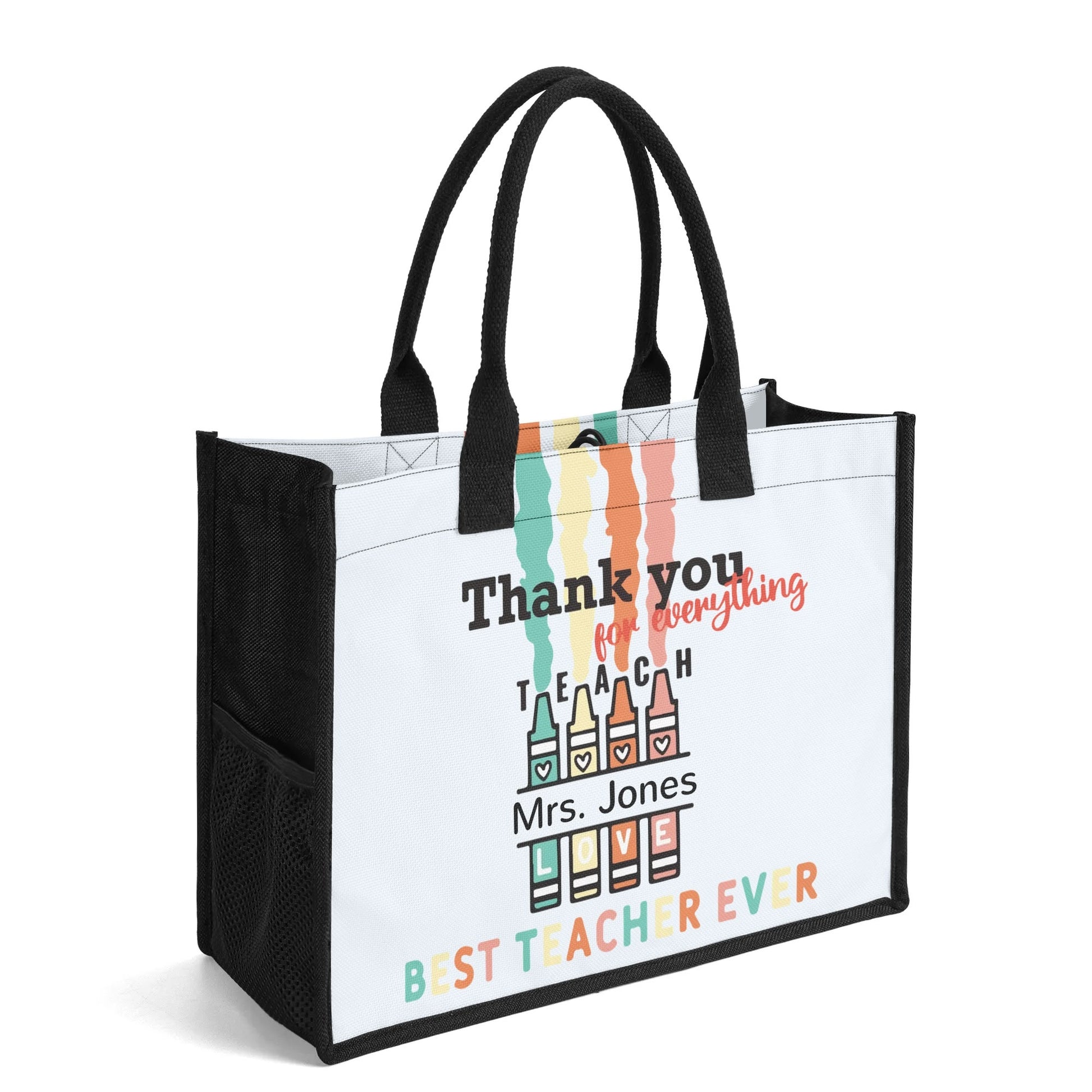 popcustoms - Premium All-Over Print Canvas Tote Bag（3 layers）