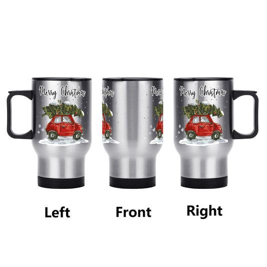 popcustoms - Stainless Steel Travel Coffee Mug (14 oz)