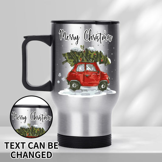 popcustoms - Stainless Steel Travel Coffee Mug (14 oz)