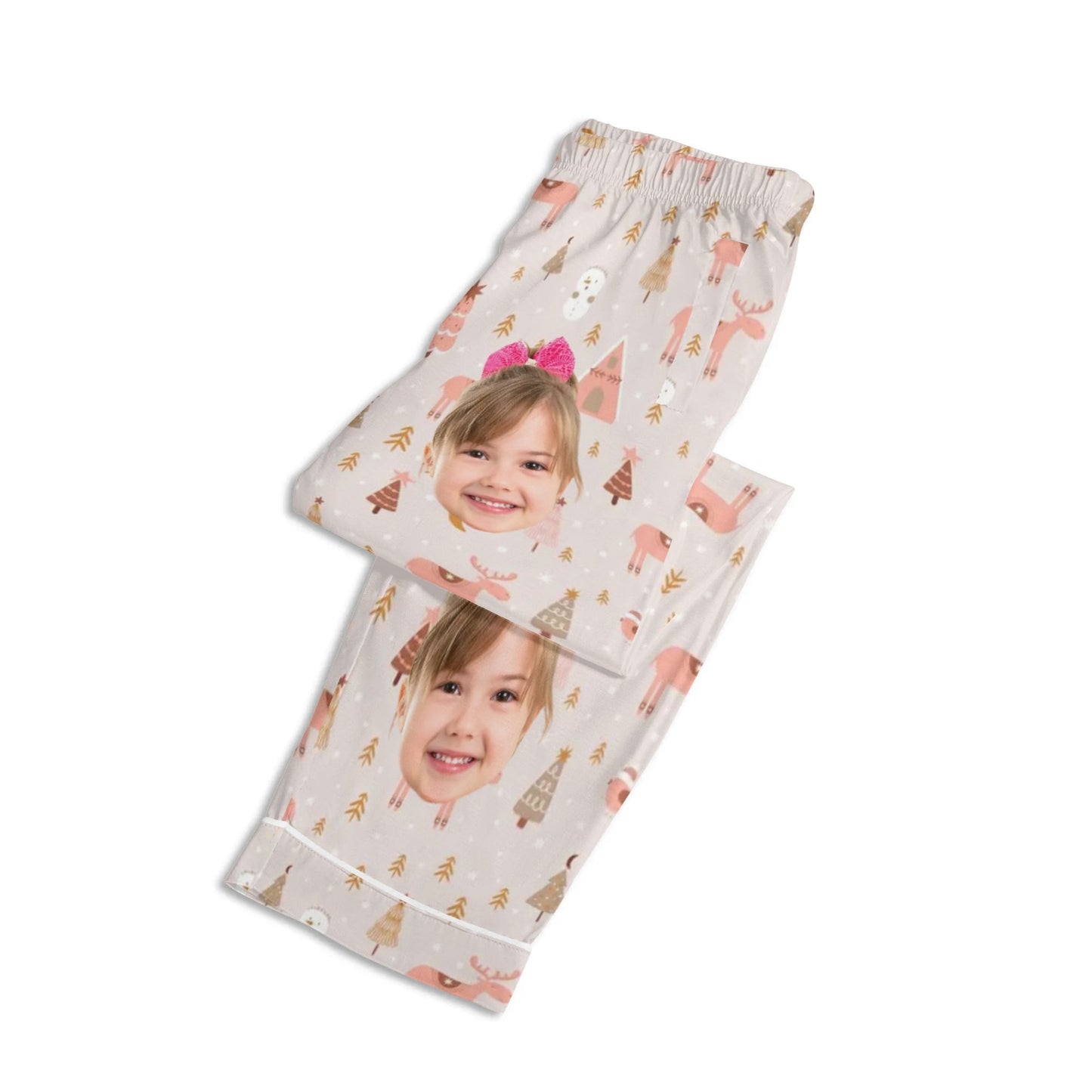 popcustoms - Childrens Long Sleeve Nightwear Pajama Set with Pockets