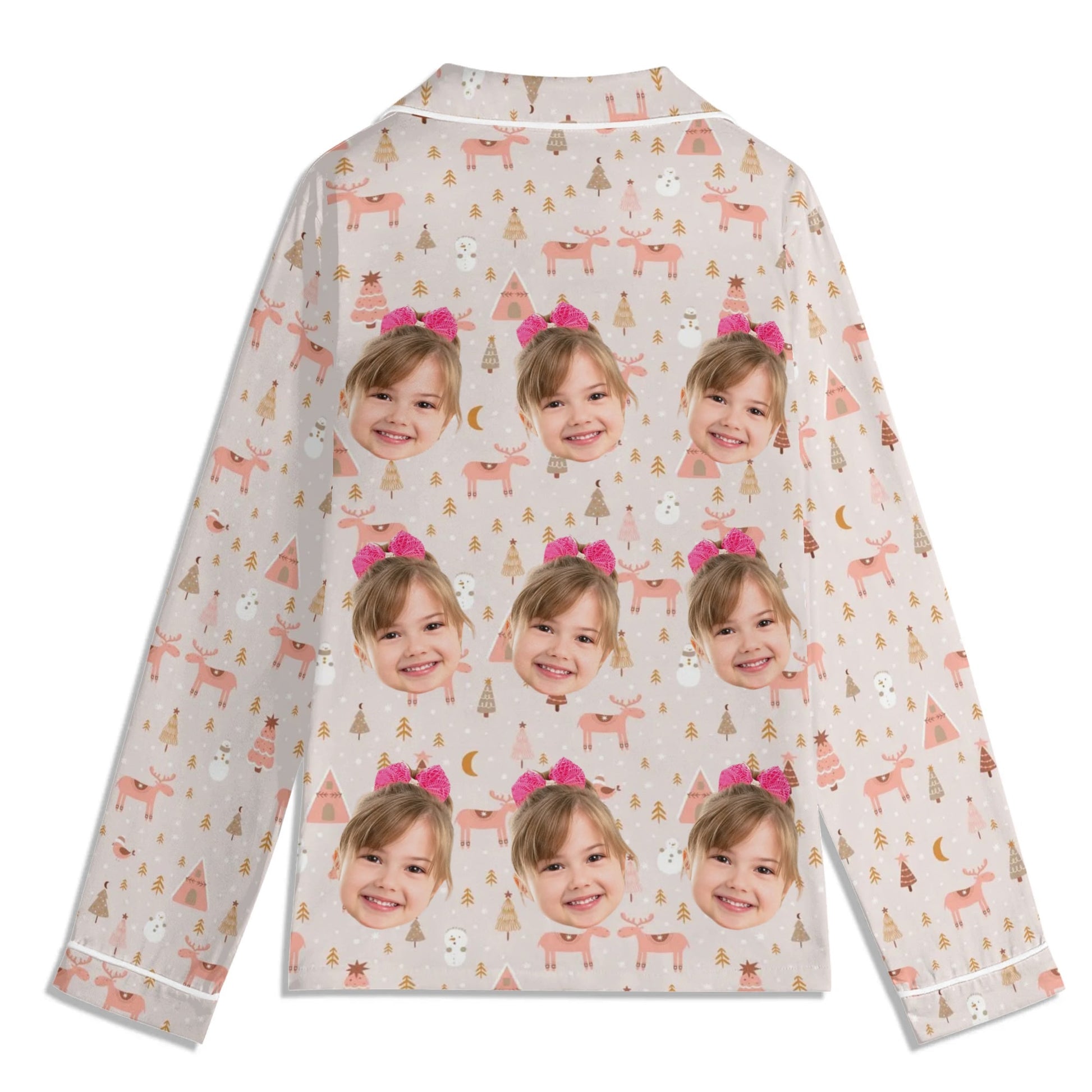 popcustoms - Childrens Long Sleeve Nightwear Pajama Set with Pockets