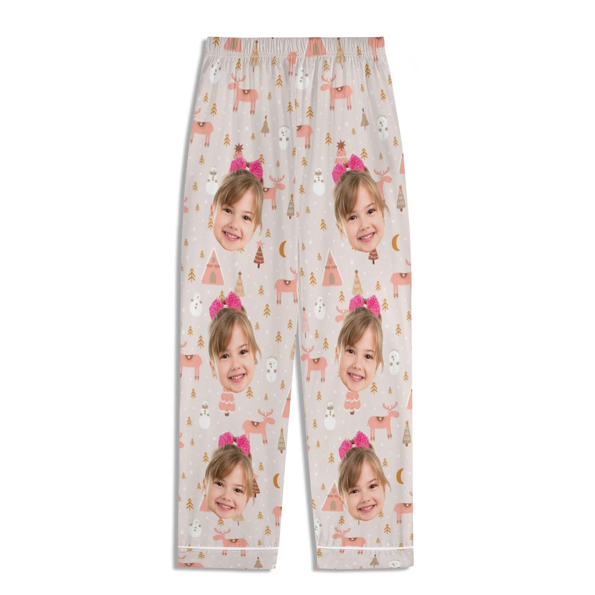 popcustoms - Childrens Long Sleeve Nightwear Pajama Set with Pockets
