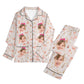popcustoms - Childrens Long Sleeve Nightwear Pajama Set with Pockets