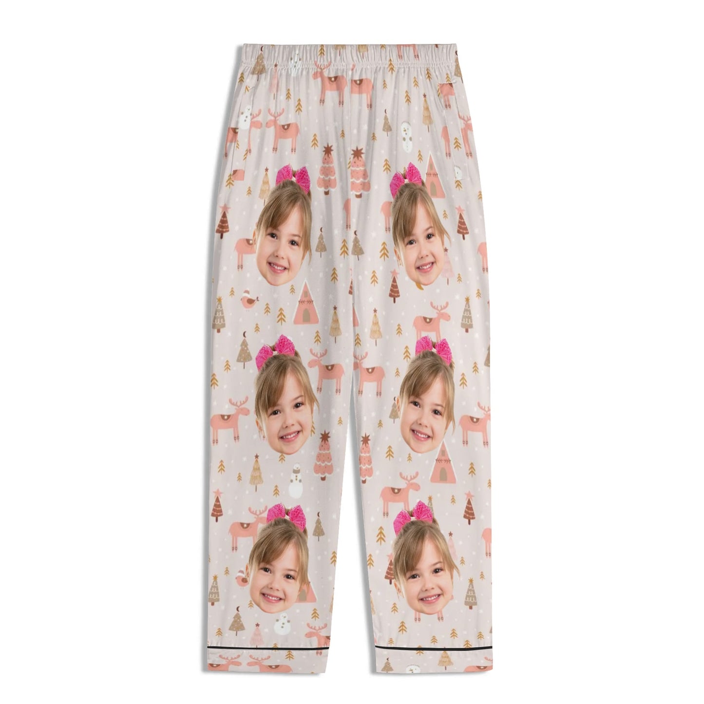 popcustoms - Childrens Long Sleeve Nightwear Pajama Set with Pockets