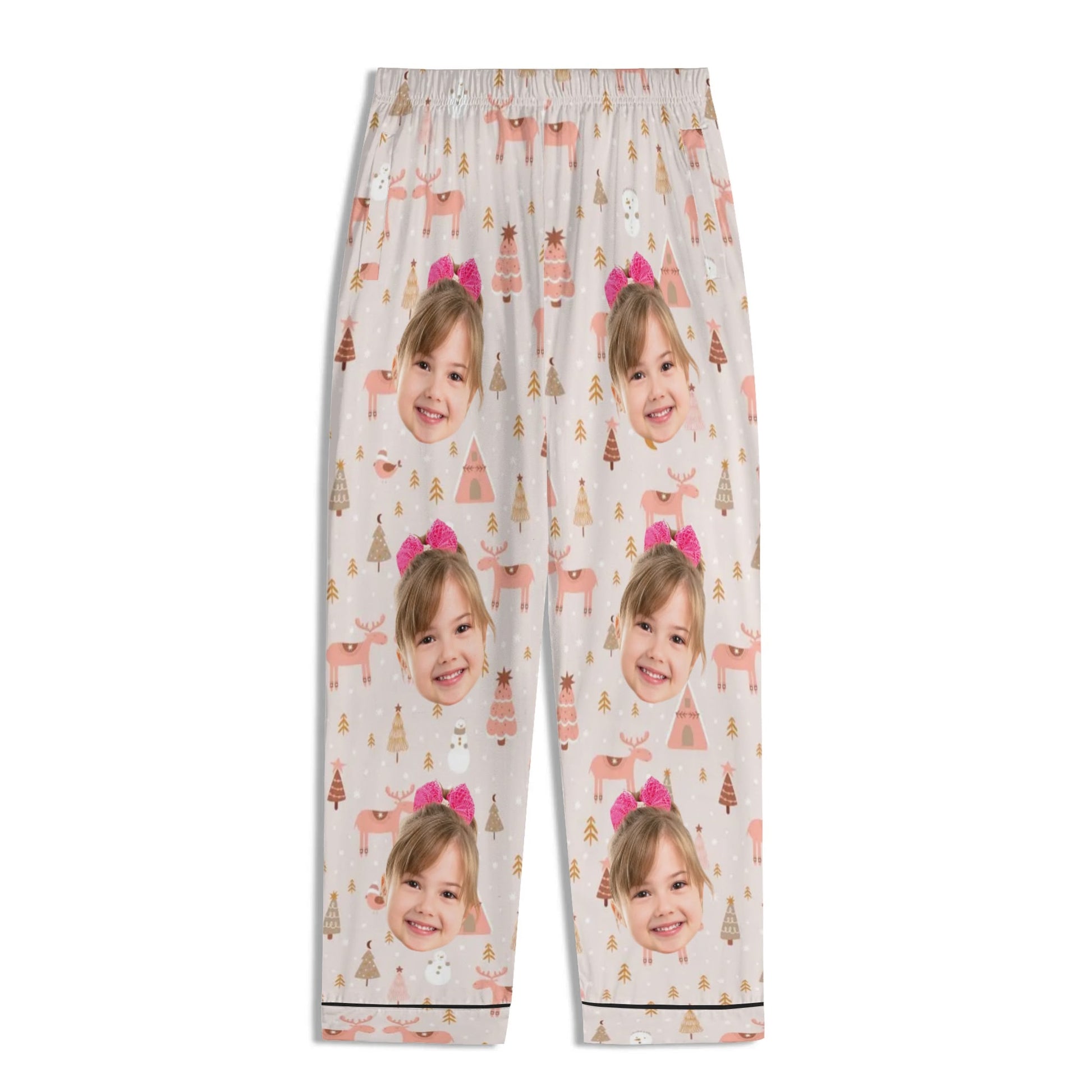 popcustoms - Childrens Long Sleeve Nightwear Pajama Set with Pockets