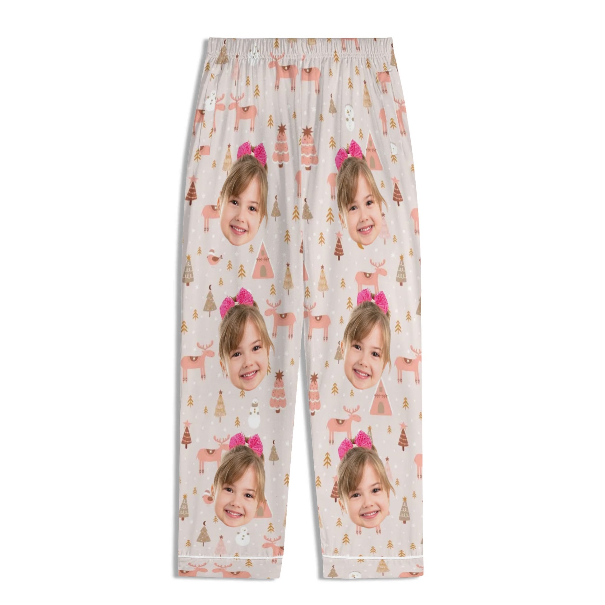 popcustoms - Childrens Long Sleeve Nightwear Pajama Set with Pockets