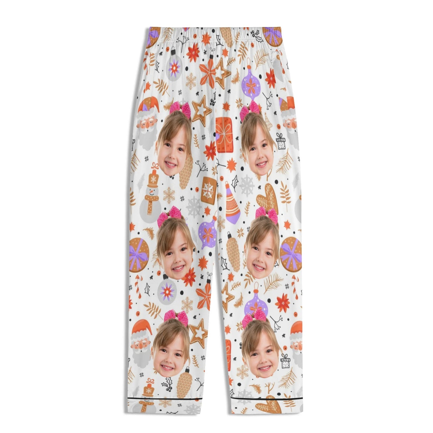 popcustoms - Childrens Long Sleeve Nightwear Pajama Set with Pockets