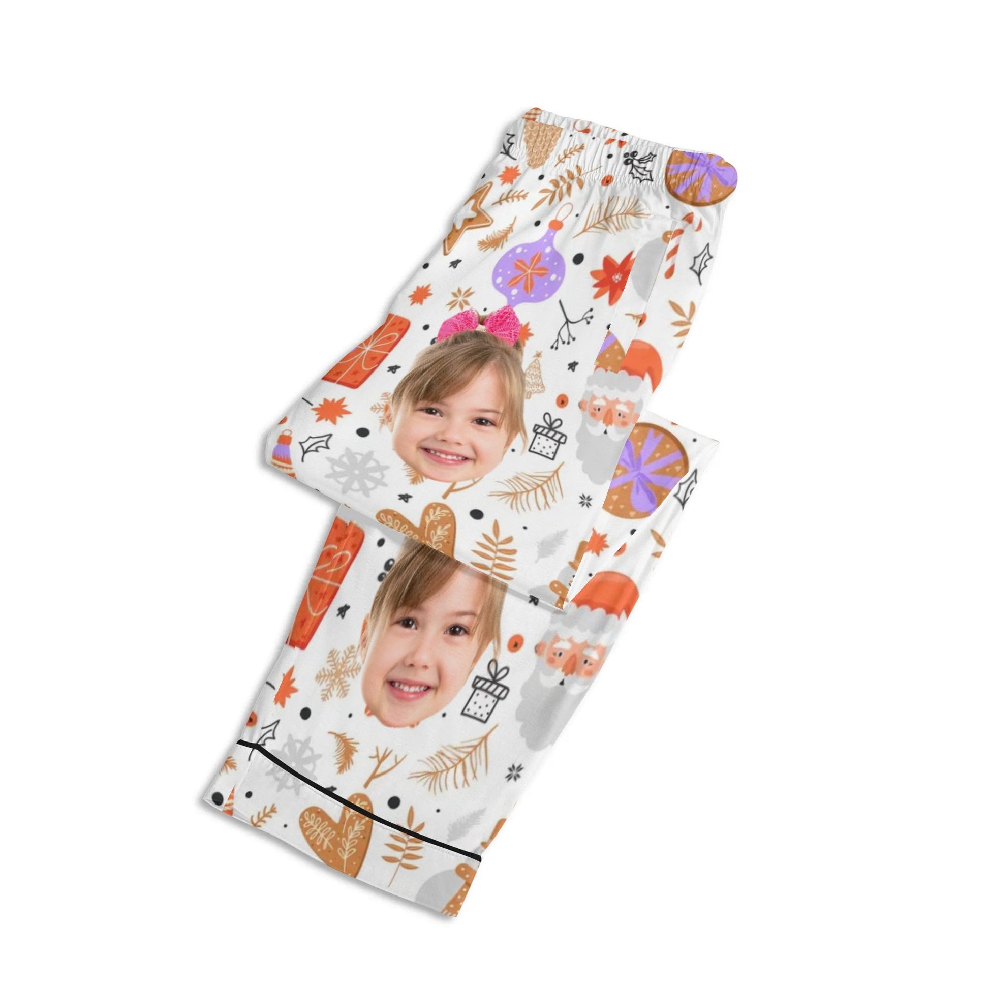 popcustoms - Childrens Long Sleeve Nightwear Pajama Set with Pockets