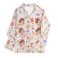 popcustoms - Childrens Long Sleeve Nightwear Pajama Set with Pockets