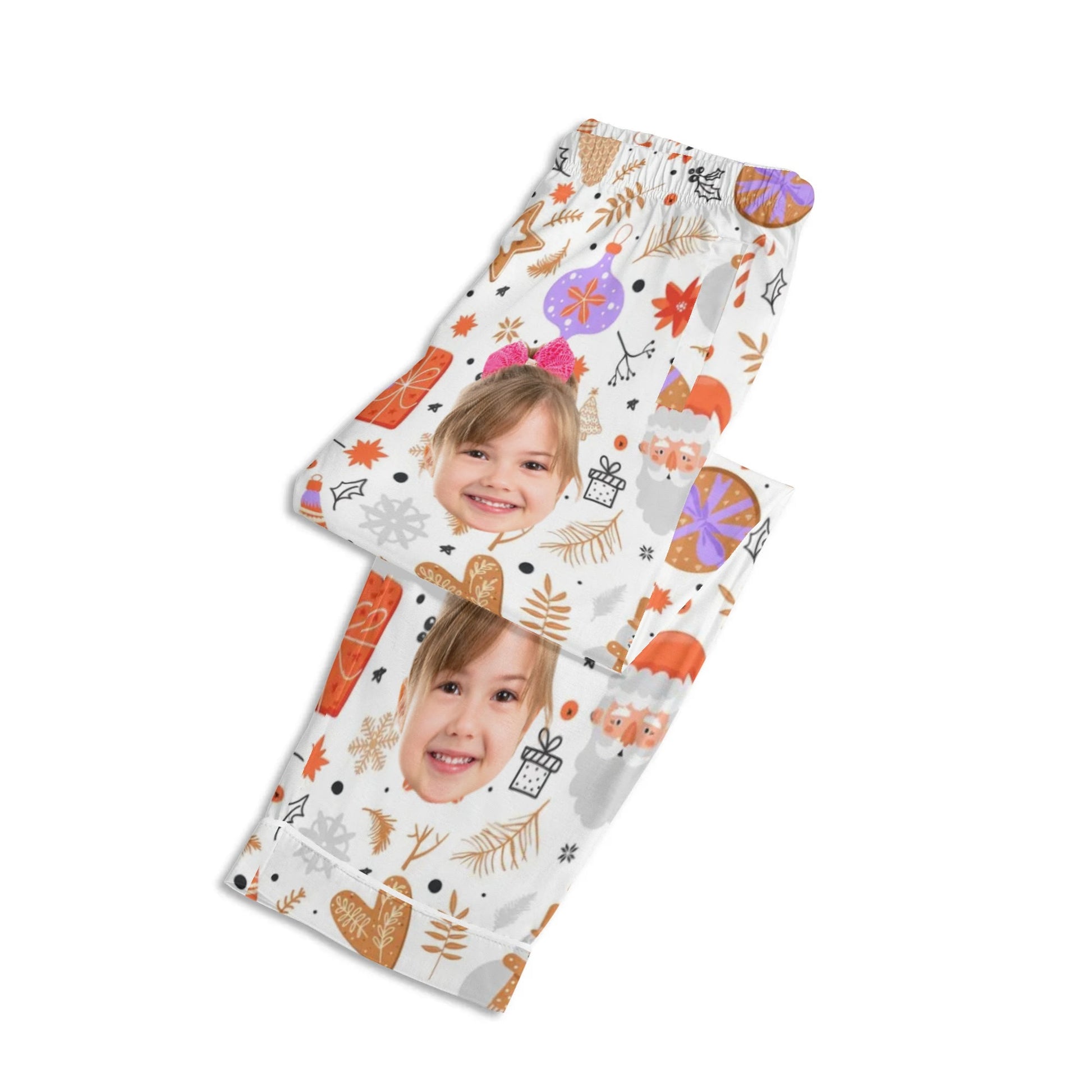 popcustoms - Childrens Long Sleeve Nightwear Pajama Set with Pockets