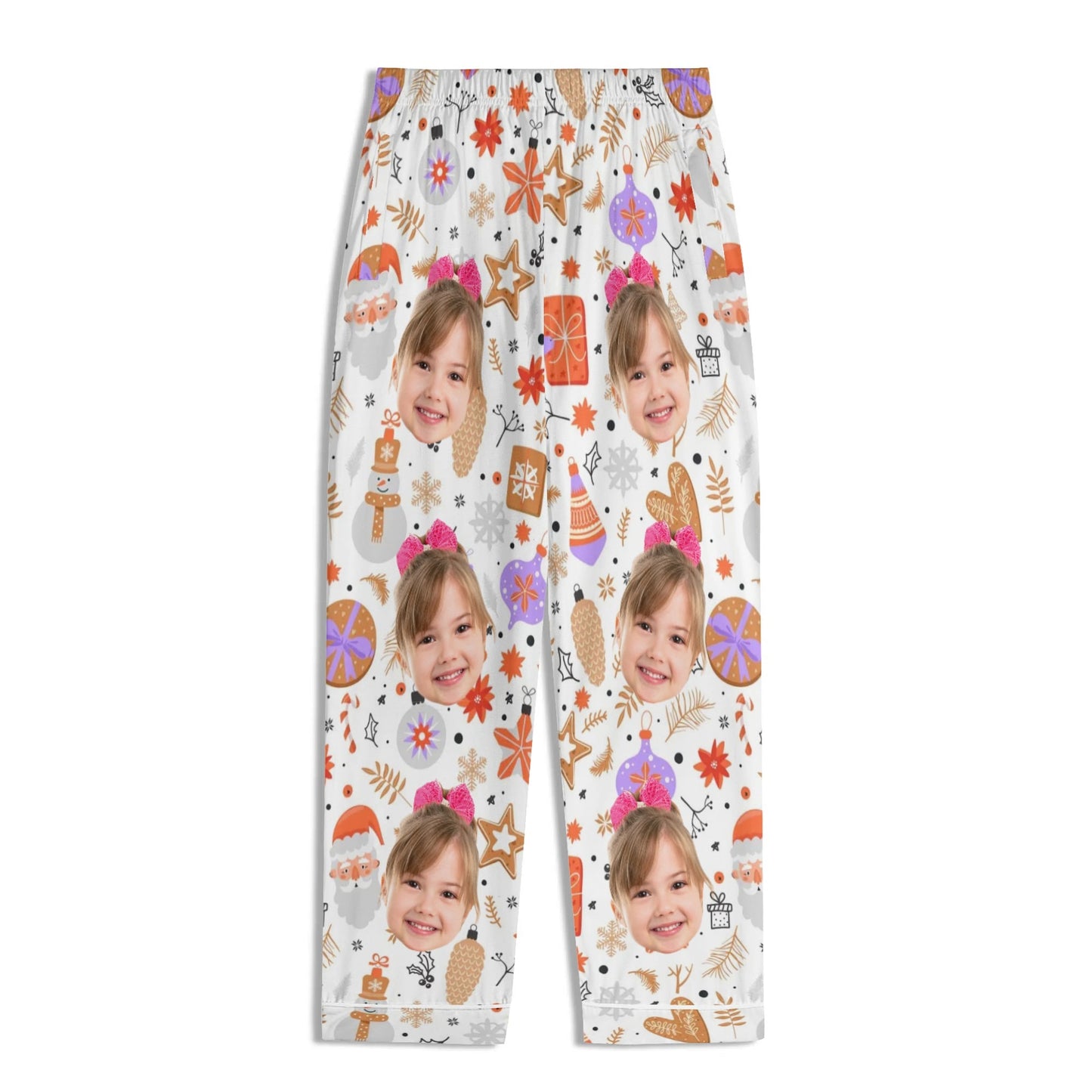 popcustoms - Childrens Long Sleeve Nightwear Pajama Set with Pockets
