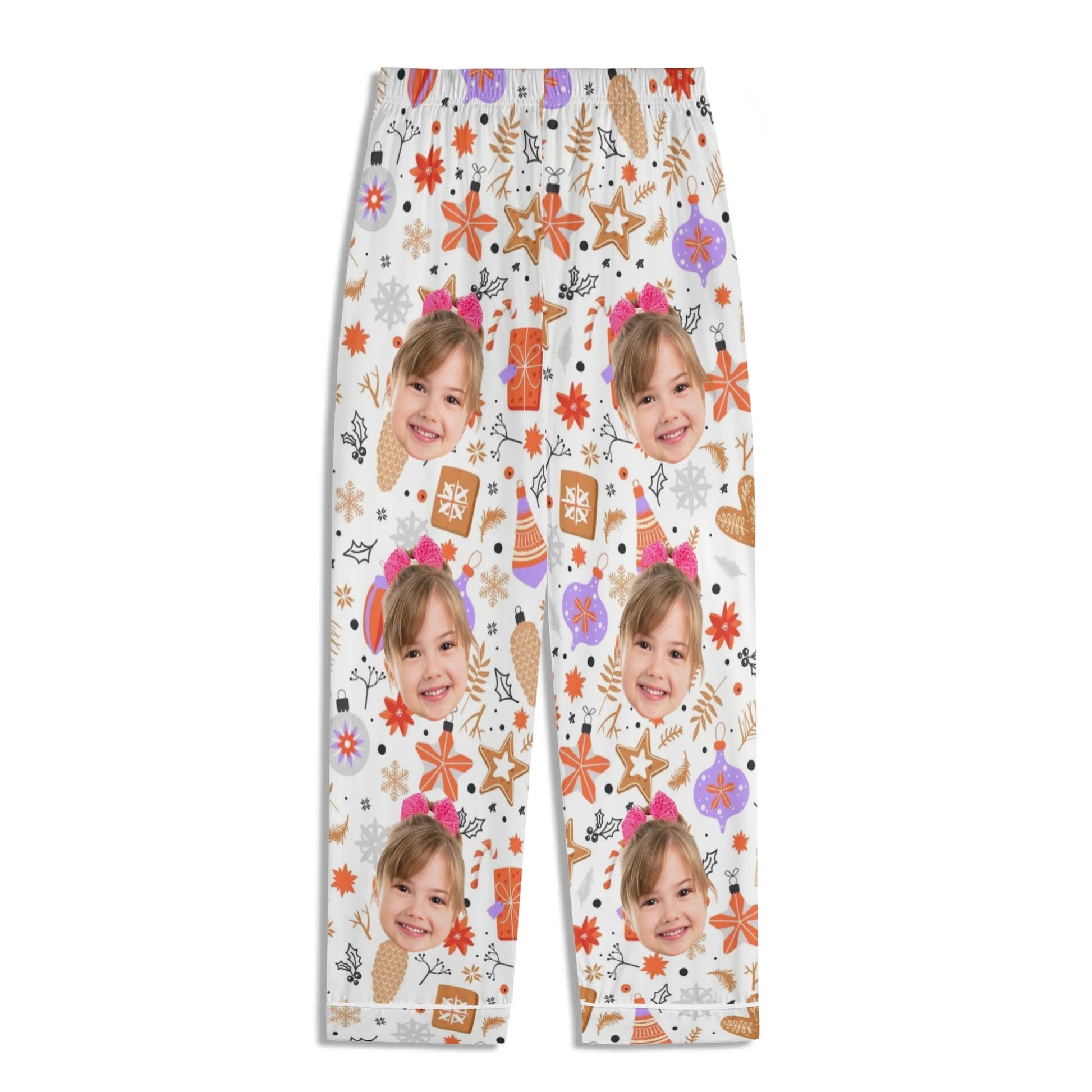 popcustoms - Childrens Long Sleeve Nightwear Pajama Set with Pockets