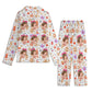 popcustoms - Childrens Long Sleeve Nightwear Pajama Set with Pockets