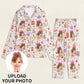 popcustoms - Childrens Long Sleeve Nightwear Pajama Set with Pockets