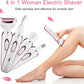 4-in-1 Portable USB Rechargeable Hair Remover Set, safe and effective for smooth skin