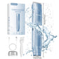 Sleek and waterproof women's electric shaver from Zimonto, featuring a dual head design for a close and comfortable shave.