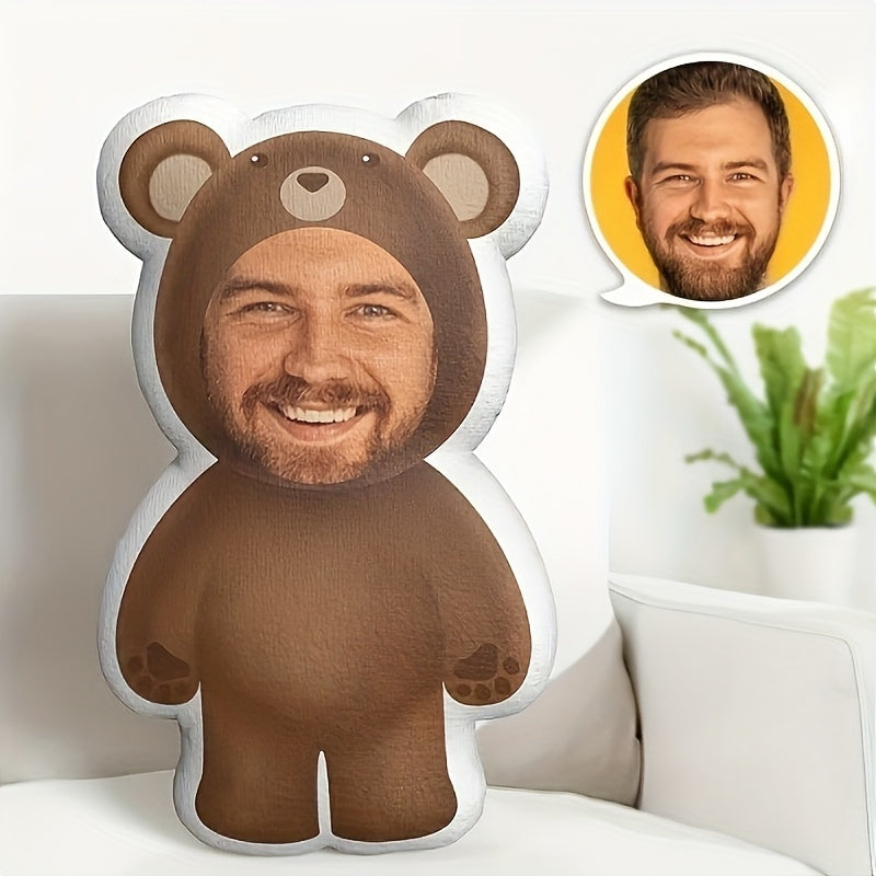 Humorous Custom Bear Pillow Perfect Unique Gift