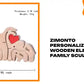 Zimonto Personalized Wooden Elephant Family Sculpture by@Outfy