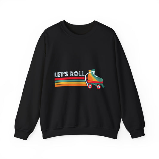 Printify - 70s Disco Dancer Sweatshirt Black Sweatshirt