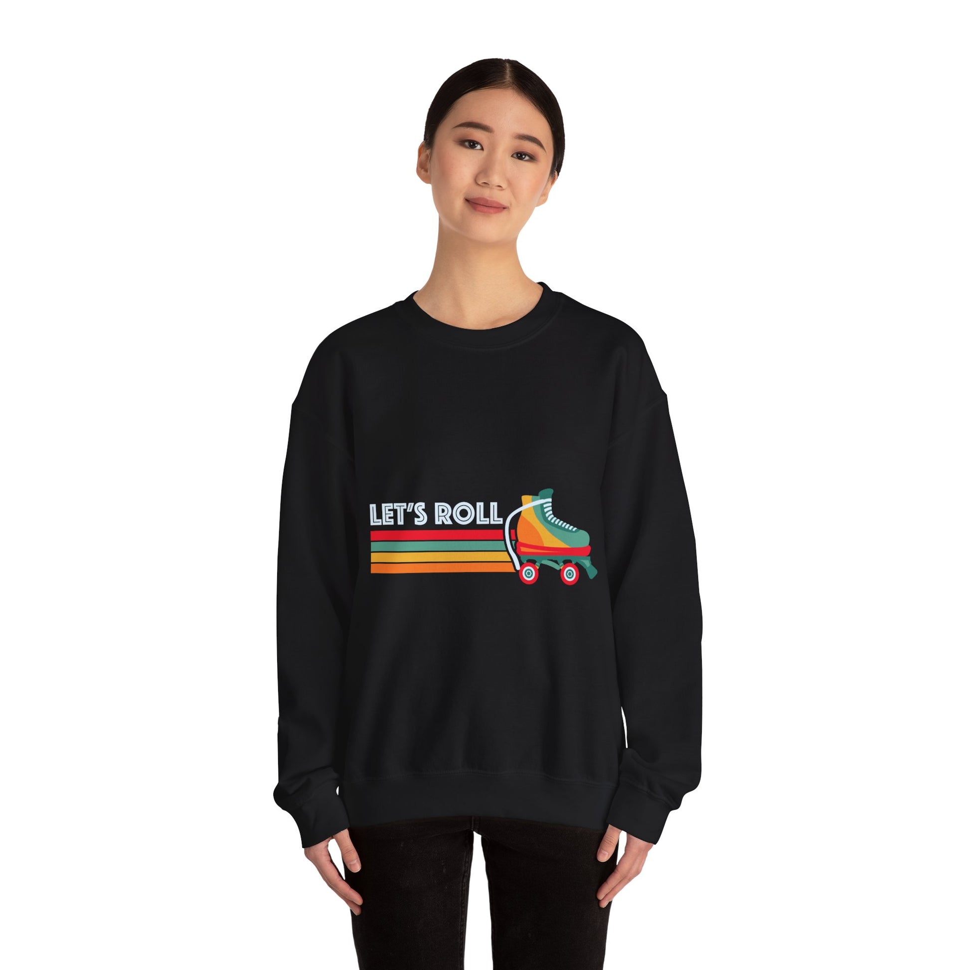 Printify - 70s Disco Dancer Sweatshirt Sweatshirt