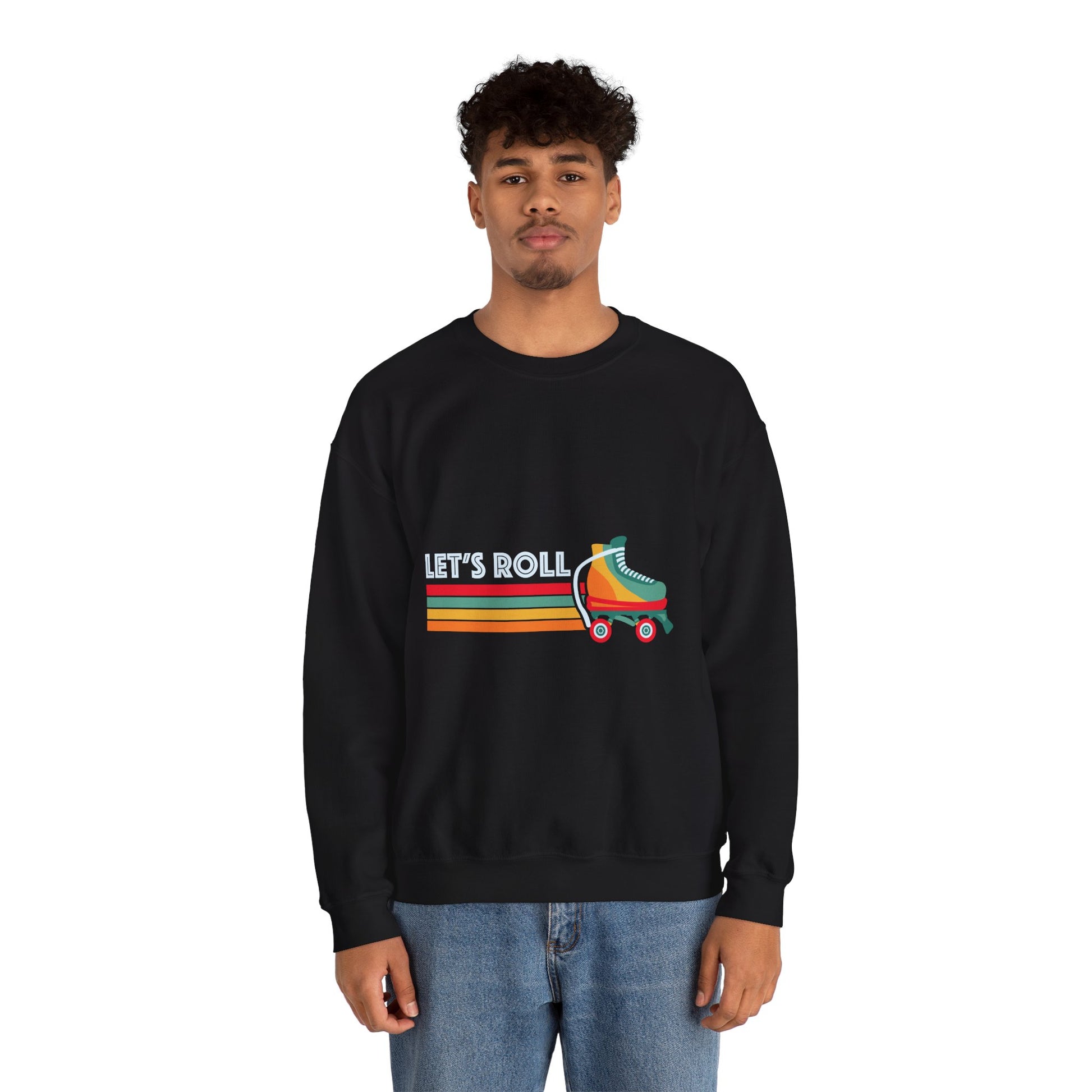 Printify - 70s Disco Dancer Sweatshirt Sweatshirt