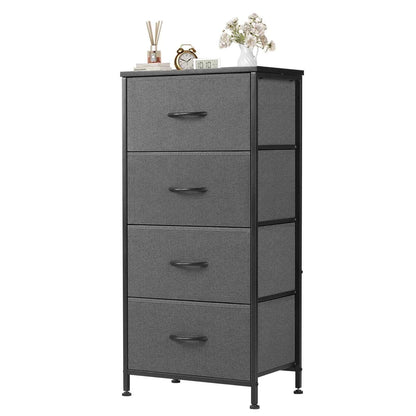 Zimonto Steel Frame Storage Solution with Four Fabric Drawers for Organized Home Spaces