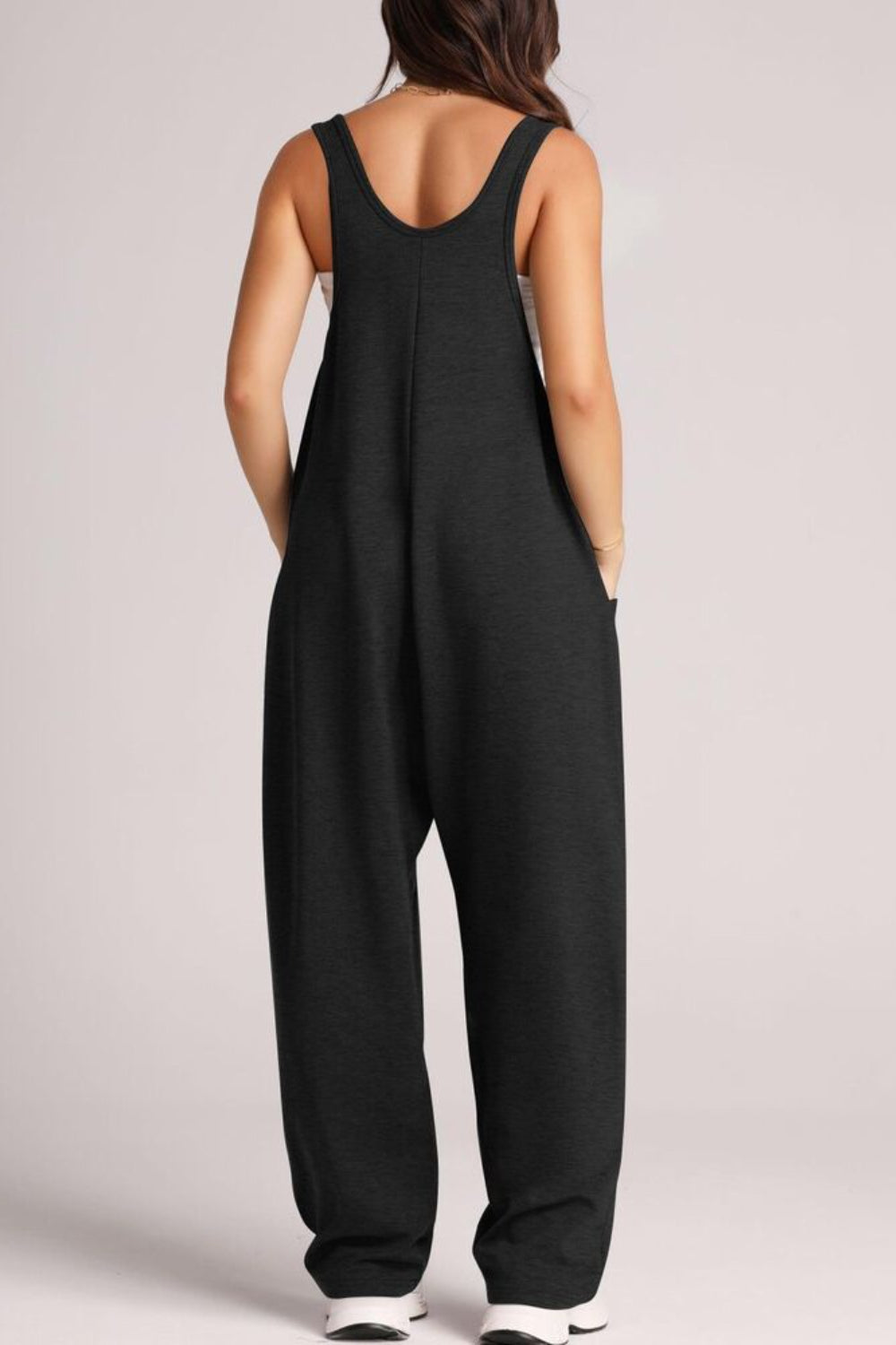 Trendsi - Lovelet V-Neck Wide Strap Overalls