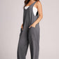 Trendsi - Lovelet V-Neck Wide Strap Overalls Dark Gray