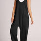 Trendsi - Lovelet V-Neck Wide Strap Overalls Black