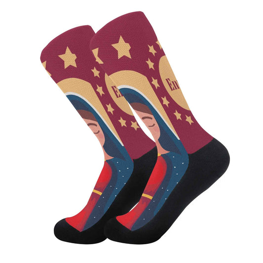 Zimonto Unique Crew Socks for Women - Fun & Stylish